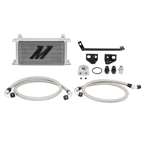 Mishimoto MMOC-MUS4-15 Oil Cooler Kit  Silver  Fits Ford Mustang EcoBoost 2015-2017