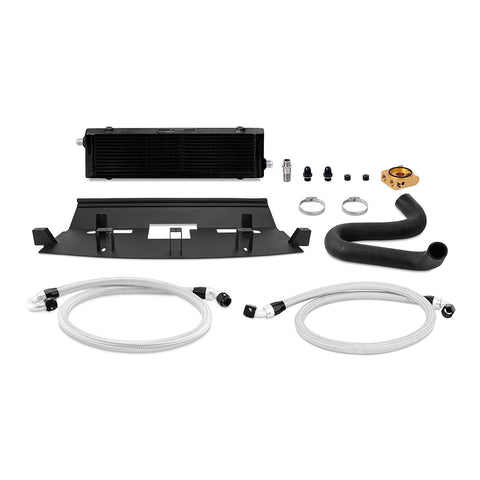Mishimoto MMOC-MUS8-18TBK Oil Cooler Kit  Black  Thermostatic  Fits Ford Mustang GT 2018-2023