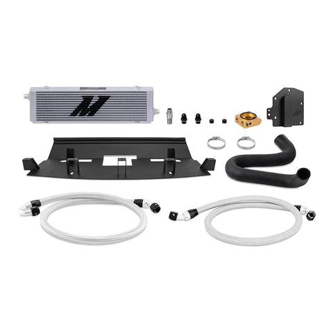 Mishimoto MMOC-MUS8-18TRHD Oil Cooler Kit  Silver  Thermostatic  Fits Ford Mustang GT RHD 2018-2023