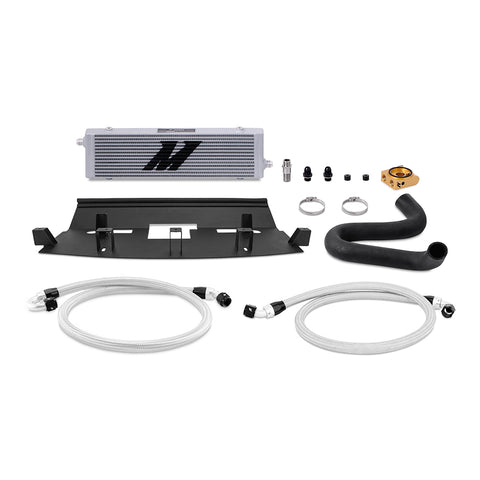 Mishimoto MMOC-MUS8-18T Oil Cooler Kit  Silver  Thermostatic  Fits Ford Mustang GT 2018-2023
