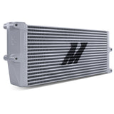 Mishimoto MMOC-OO-17SL Universal Oil Cooler  HD Bar-and-Plate  Silver  17" Core  Opposite-Side Outlets