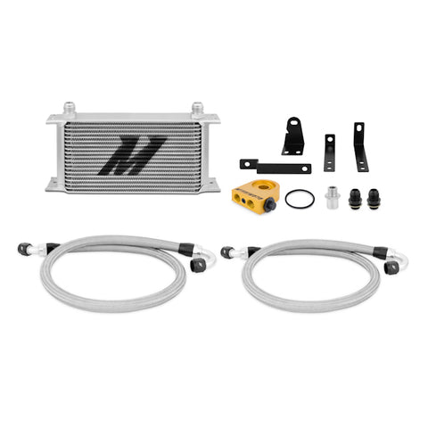 Mishimoto MMOC-S2K-00T Oil Cooler Kit  Silver  Thermostatic  Fits Honda S2000 2000-2009