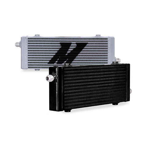 Mishimoto MMOC-SP-MBK Universal Oil Cooler  Cross Flow Bar And Plate  Black  Medium
