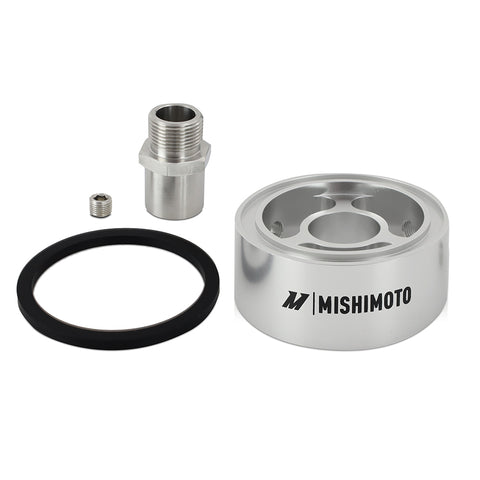 Mishimoto MMOC-SPC32-M22SL Oil Filter Spacer  Silver  32mm  M22 X 1.5