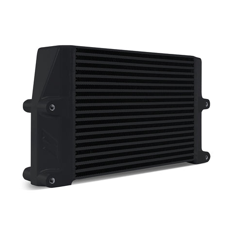 Mishimoto MMOC-SSO-10BK Universal Oil Cooler  HD Bar-and-Plate  Black  10" Core  Same-Side Outlets