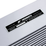 Mishimoto MMOC-SSO-10SL Universal Oil Cooler  HD Bar-and-Plate  Silver  10" Core  Same-Side Outlets