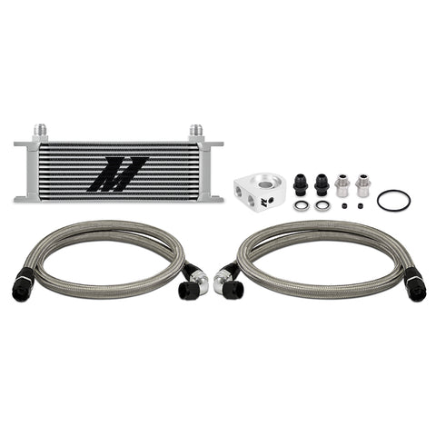 Mishimoto MMOC-U13SL Universal Oil Cooler  13-Row  Silver  Kit