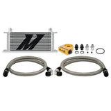 Mishimoto MMOC-U16TSL Universal Oil Cooler  16-Row  Silver  Thermostatic  Kit