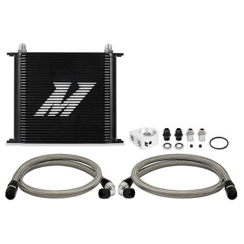 Mishimoto MMOC-U34BK Universal Oil Cooler  34-Row  Black  Kit