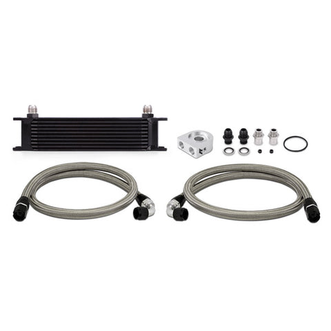 Mishimoto MMOC-UBK Universal Oil Cooler  10-Row  Black  Kit