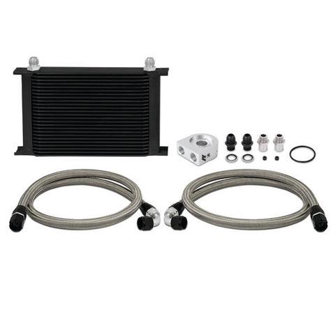 Mishimoto MMOC-UHBK Universal Oil Cooler  25-Row  Black  Kit