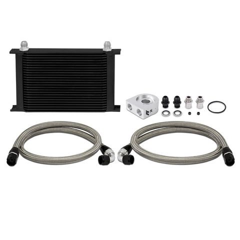 Mishimoto MMOC-ULBK Universal Oil Cooler 19-Row  Black  Kit