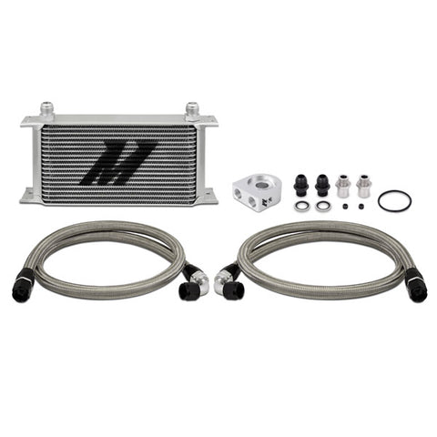 Mishimoto MMOC-UL Universal Oil Cooler 19-Row  Silver  Kit