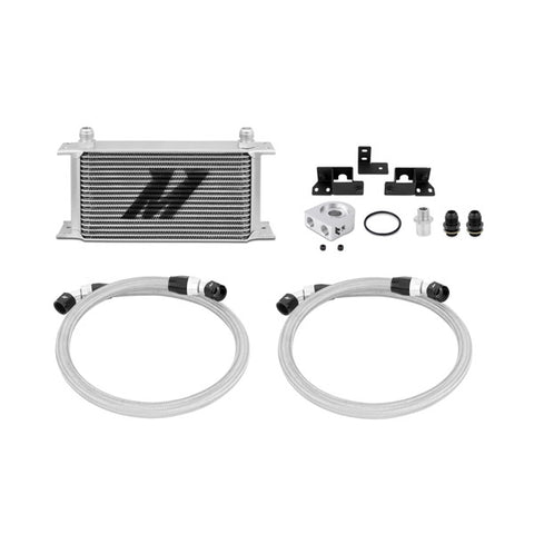 Mishimoto MMOC-WRA-07 Oil Cooler Kit  Silver  Fits Jeep Wrangler JK 2007-2011