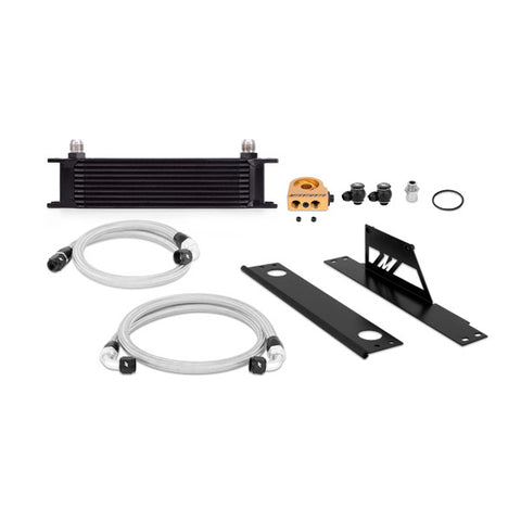 Mishimoto MMOC-WRX-01TBK Oil Cooler Kit  Black  Thermostatic  Fits Subaru WRX/STI 2001-2005
