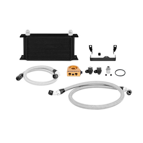 Mishimoto MMOC-WRX-06TBK Oil Cooler Kit  Black  Thermostatic  Fits Subaru WRX/STI 2006-2007