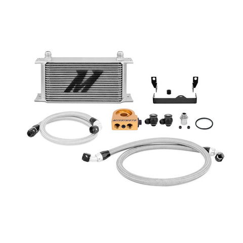 Mishimoto MMOC-WRX-06T Oil Cooler Kit  Silver  Thermostatic  Fits Subaru WRX/STI 2006-2007