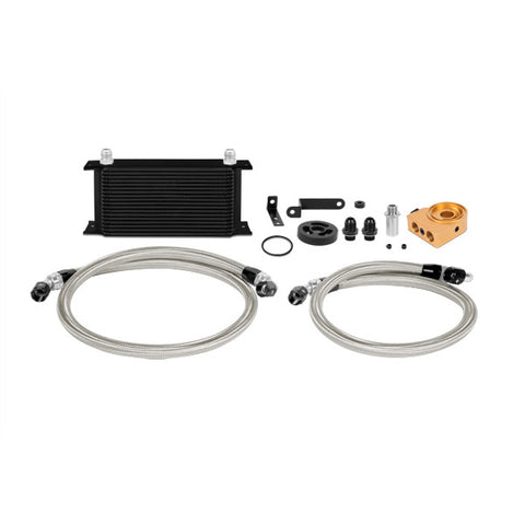 Mishimoto MMOC-WRX-08TBK Oil Cooler Kit  Black  Thermostatic  Fits Subaru WRX 2008-2014
