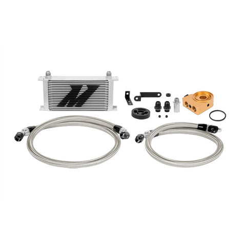 Mishimoto MMOC-WRX-08T Oil Cooler Kit  Silver  Thermostatic  Fits Subaru WRX 2008-2014