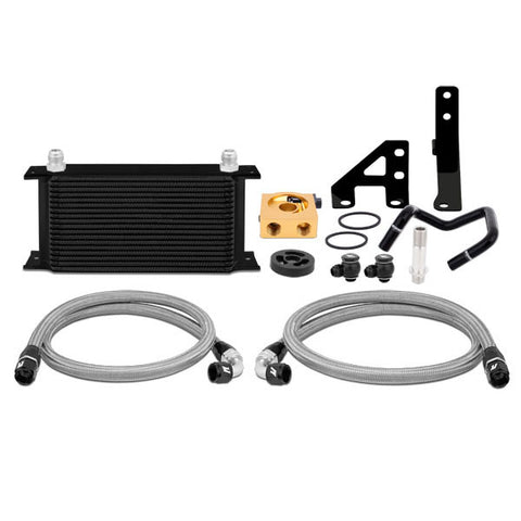 Mishimoto MMOC-WRX-15TBK Oil Cooler Kit  Black  Thermostatic  Fits Subaru WRX 2015-2021