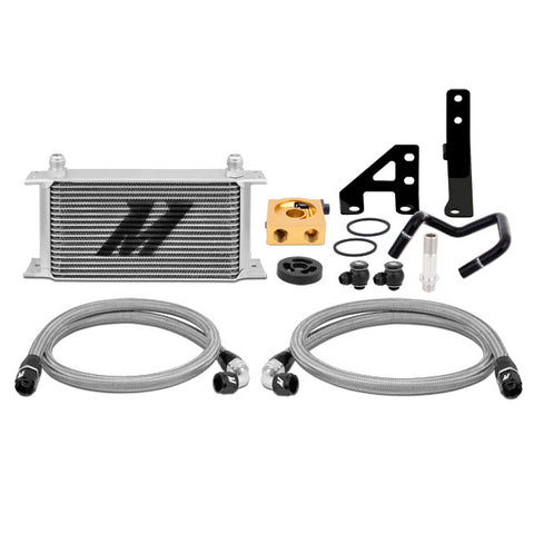 Mishimoto MMOC-WRX-15T Oil Cooler Kit  Silver  Thermostatic  Fits Subaru WRX 2015-2021
