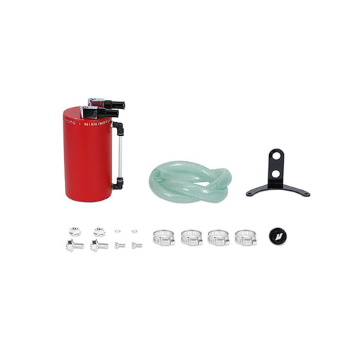 Mishimoto MMOCC-LAWRD Oil Catch Can  Red  Aluminum  Large