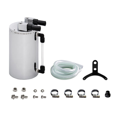 Mishimoto MMOCC-LA Oil Catch Can  Silver  Aluminum  Large