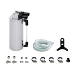 Mishimoto MMOCC-SA Oil Catch Can  Silver  Aluminum  Small