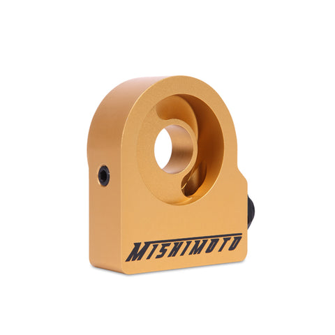 Mishimoto MMOP-SPT Oil Sandwich Plate  Gold  Thermostatic
