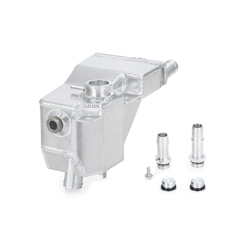 Mishimoto MMRT-F2D-11SN Aluminum Secondary Degas Tank  Natural  Fits Ford 6.7L Powerstroke 2011+