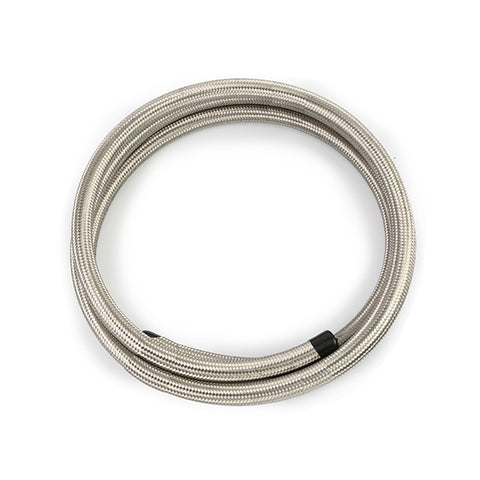 Mishimoto MMSBH-06120-CS -6AN Braided Line  Stainless Steel  10 Ft