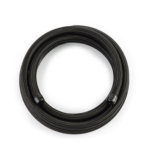 Mishimoto MMSBH-08180-CB -8AN Braided Line  Black Nylon  15 Ft