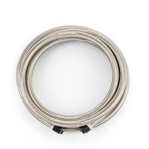 Mishimoto MMSBH-08180-CS -8AN Braided Line  Stainless Steel  15 Ft