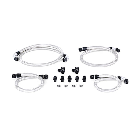 Mishimoto MMSBH-RX8-04K Oil Cooler Line Kit  Stainless Steel  Fits Mazda RX-8 2004-2008