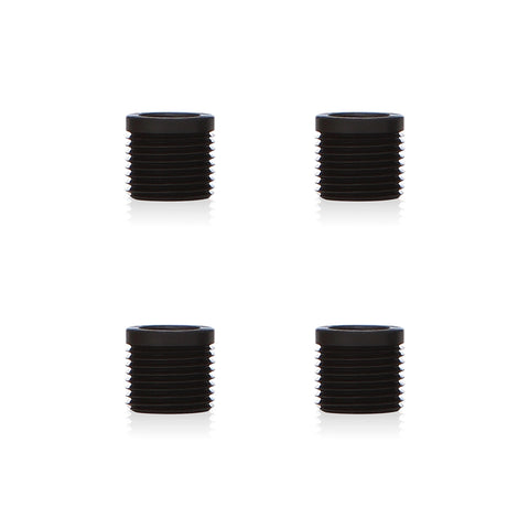 Mishimoto MMSK-ADAP-4 Shift Knob Adapter  Black  Threaded  4 Pack