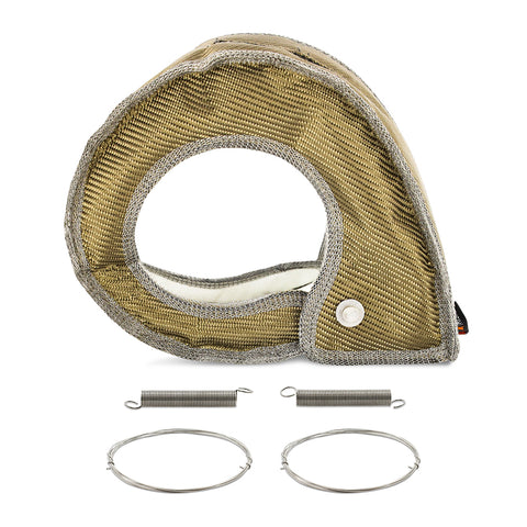 Mishimoto MMTB-DMAX-17 Titanium Turbo Blanket  Fits Chevrolet/GMC 6.6L L5P Duramax 2017-2019