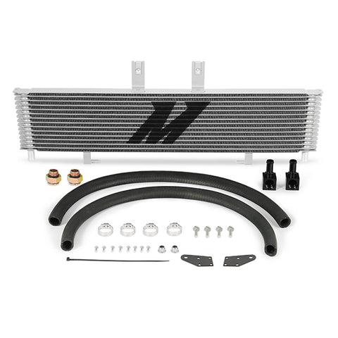 Mishimoto MMTC-DMAX-01SL Transmission Cooler  Silver  Fits Chevrolet/GMC 6.6L Duramax LB7 2001-2003