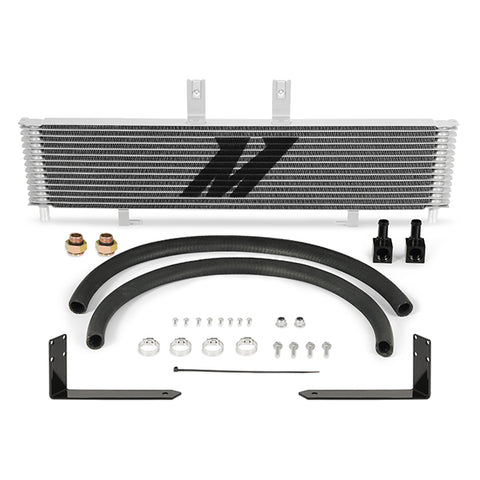 Mishimoto MMTC-DMAX-11SL Transmission Cooler  Silver  Fits Chevrolet/GMC 6.6L Duramax LML 2011-2014