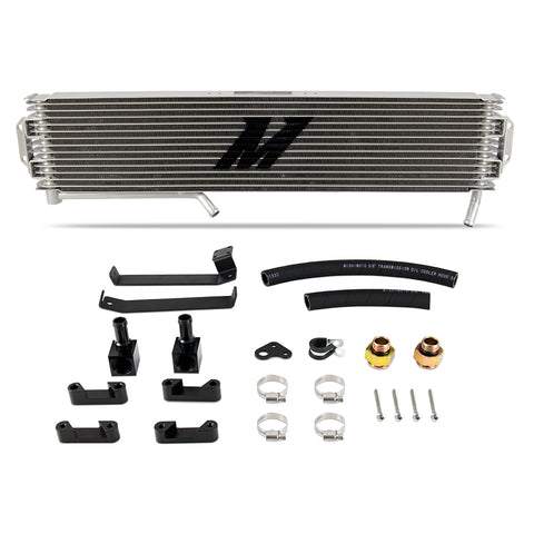 Mishimoto MMTC-DMAX-15SL Transmission Cooler  Silver  Fits Chevrolet/GMC 6.6L Duramax LML 2015-2016