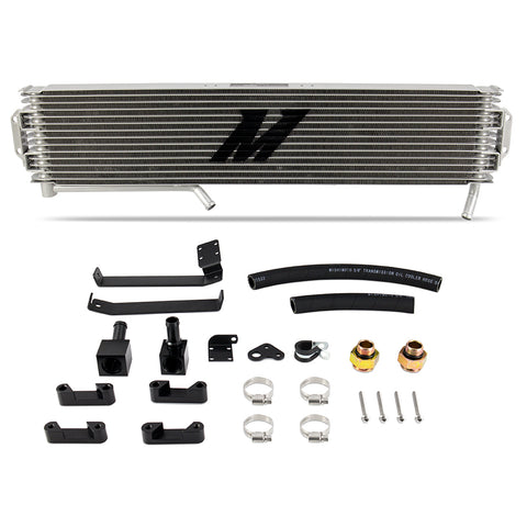 Mishimoto MMTC-DMAX-17SL Transmission Cooler  Silver  Fits Chevrolet/GMC 6.6L Duramax L5P 2017-2019