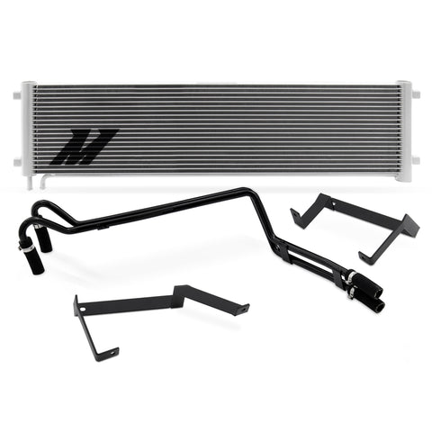 Mishimoto MMTC-F2D-11SL Transmission Cooler  Silver  Fits Ford 6.7L Powerstroke 2011-2016