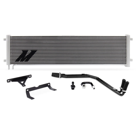Mishimoto MMTC-F2D-17SL Transmission Cooler  Silver  Fits Ford 6.7L Powerstroke 2017-2019