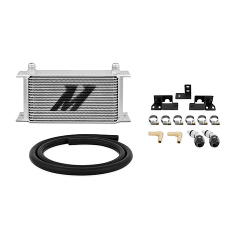 Mishimoto MMTC-WRA-07 Transmission Cooler  Silver  Fits Jeep Wrangler JK 2007-2011