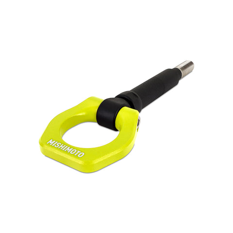 Mishimoto MMTH-BRZ-13NY Racing Tow Hook  Neon Yellow  Fits Subaru BRZ/Scion FR-S/Toyota 86 2013-2021
