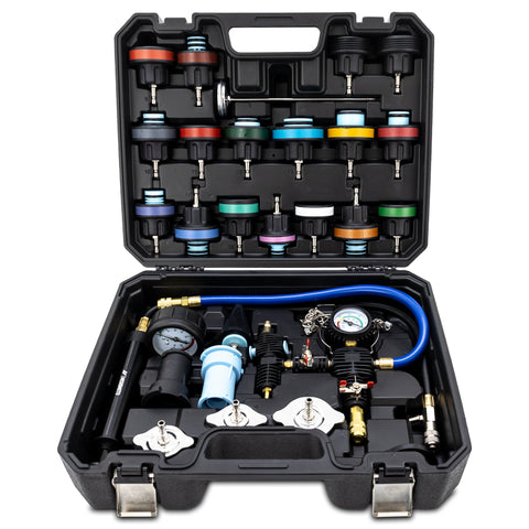 Mishimoto MMTL-CPT-28 28-Piece Cooling System Pressure Tester And Vacuum Refill Kit