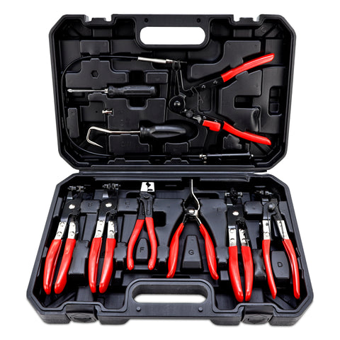 Mishimoto MMTL-HCR-9 Hose Clamp Plier Set  9 Pieces