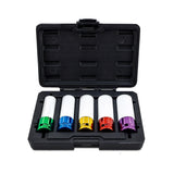 Mishimoto MMTL-LUG-5 5-Piece Non-Marring 1/2 In Wheel Nut Socket Set