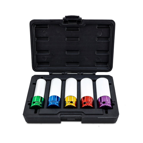 Mishimoto MMTL-LUG-5 5-Piece Non-Marring 1/2 In Wheel Nut Socket Set