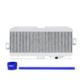 Mishimoto MMTMIC-STI-08SLBL Performance TMIC  Blue Hoses Silver Cooler  Fits Subaru WRX STI 2008-2021