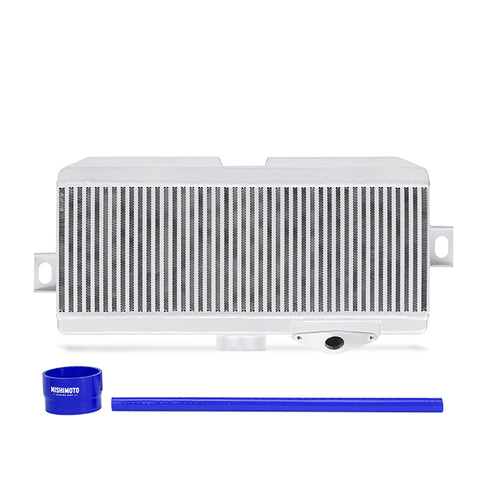 Mishimoto MMTMIC-STI-08SLBL Performance TMIC  Blue Hoses Silver Cooler  Fits Subaru WRX STI 2008-2021
